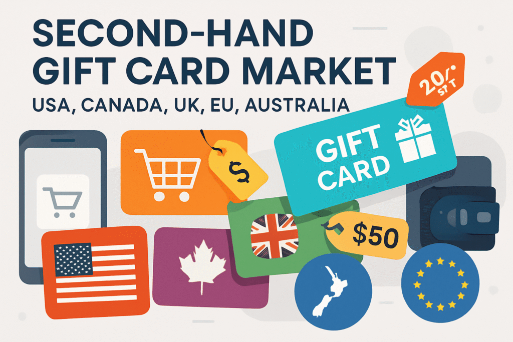 Small Study on how big is gift card market across developed countries.